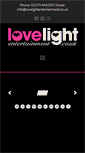 Mobile Screenshot of lovelightentertainment.co.uk